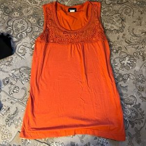 Venus brand, orange tank top size small.